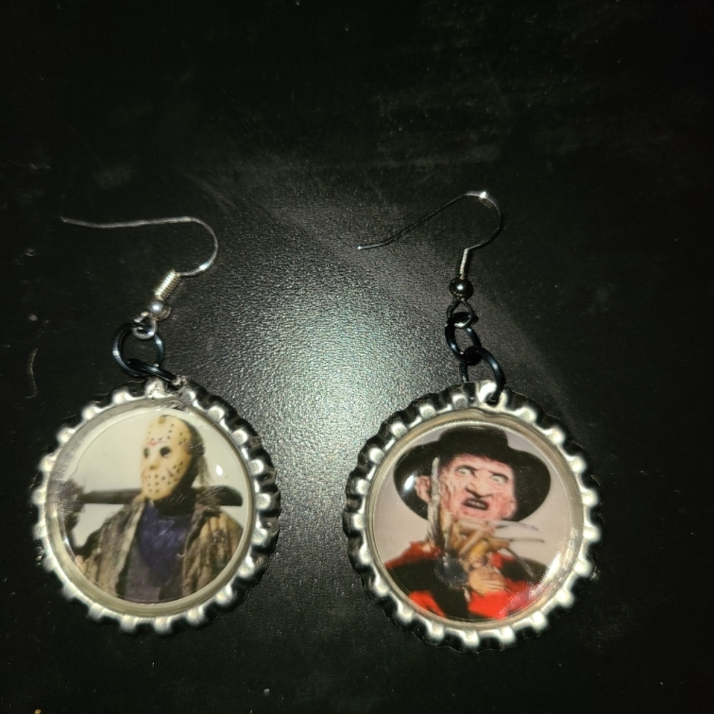 Freddy vs Jason Earrings